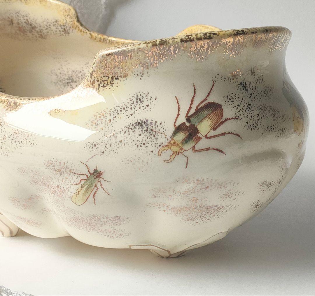 希少　美品　リュネビル　花器　　ソーシエール　フランスアンティーク