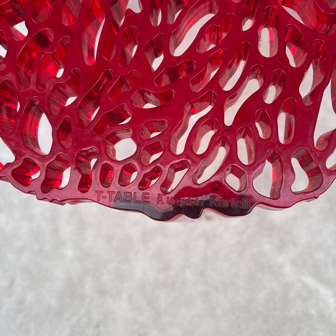 Kartell カルテル T-TABLE ティーテーブル RED サイドテーブル