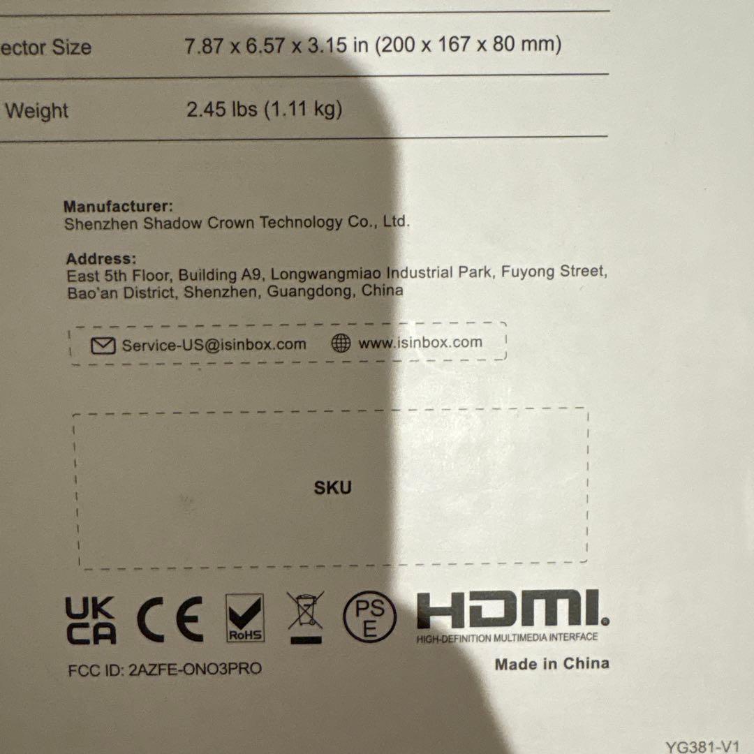 ✨プロジェクター 家庭用 天井投影 1000ASNI 1080P 4K対応 黒