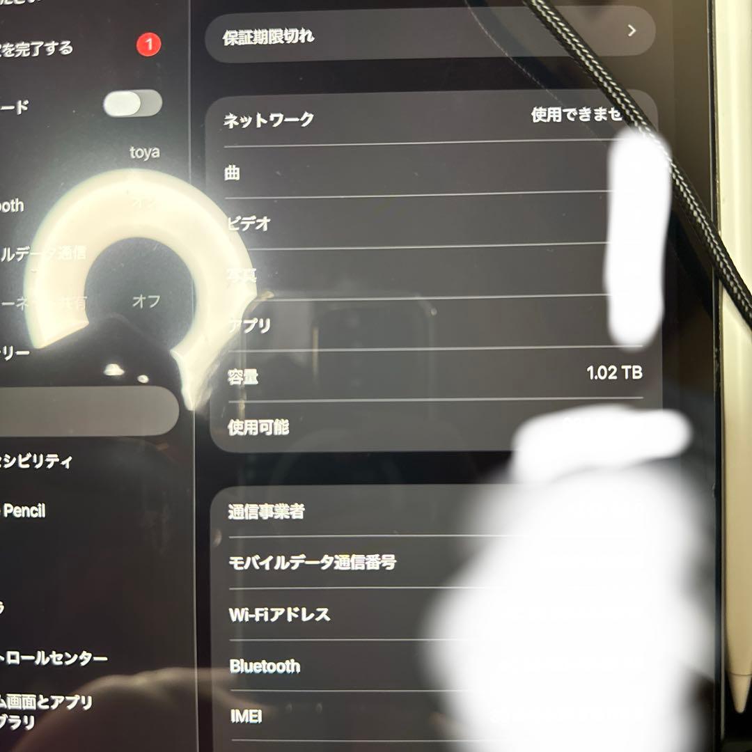 Apple iPad Pro (11インチ) 1TB スペースグレー