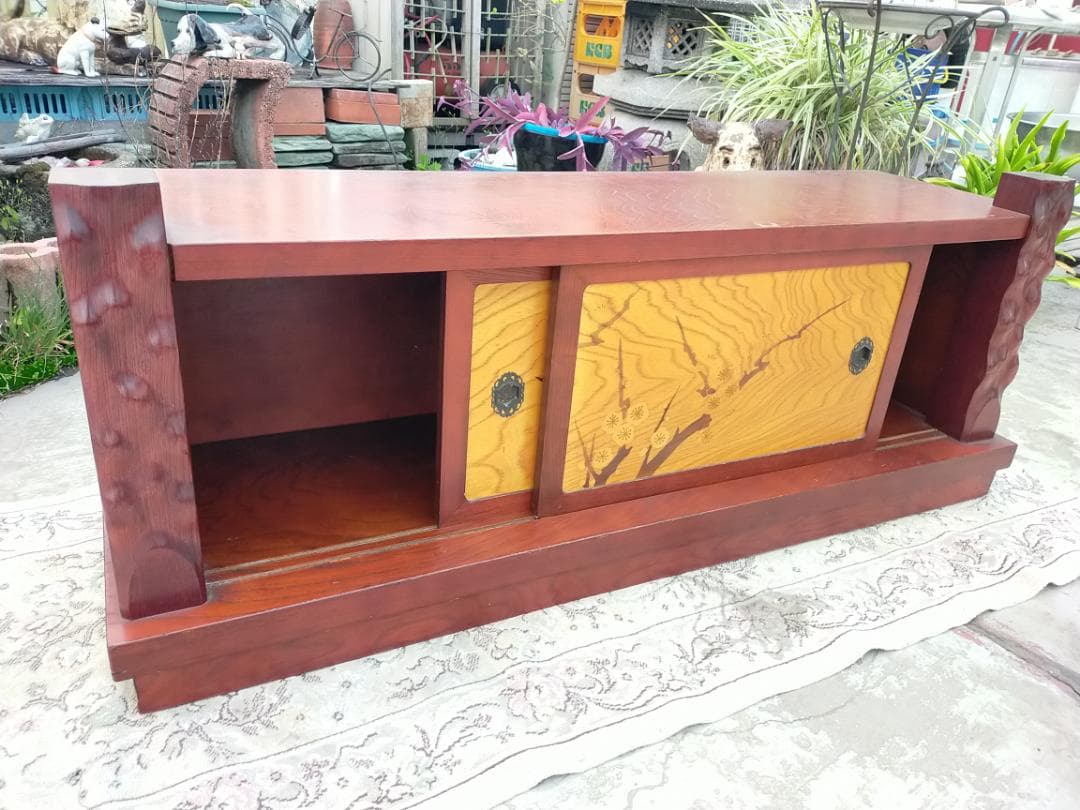 昭和レトロ☆床の間☆床置き家具☆飾り棚☆テレビ台☆ローボード☆古民具収納家具