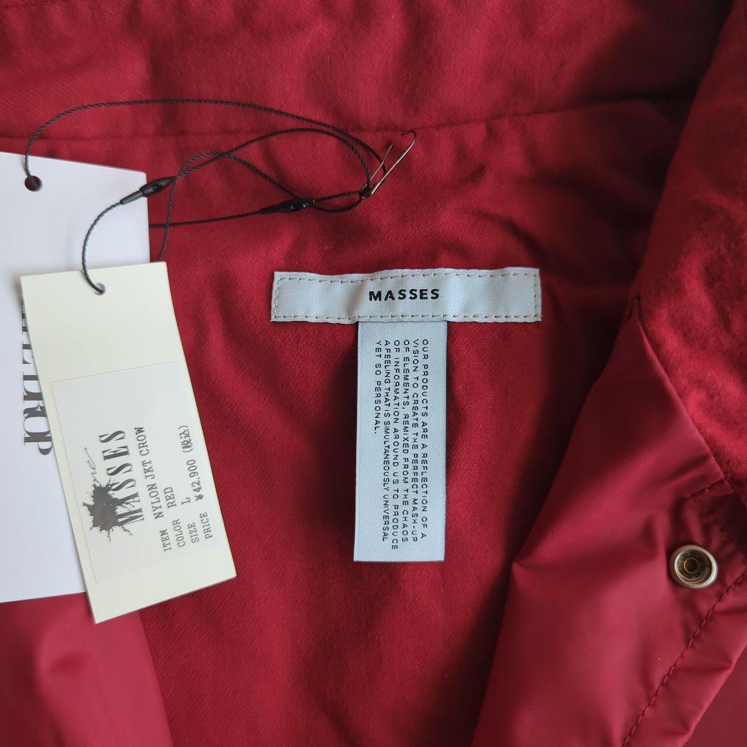 MASSES NYLON JKT CROW コーチジャケット