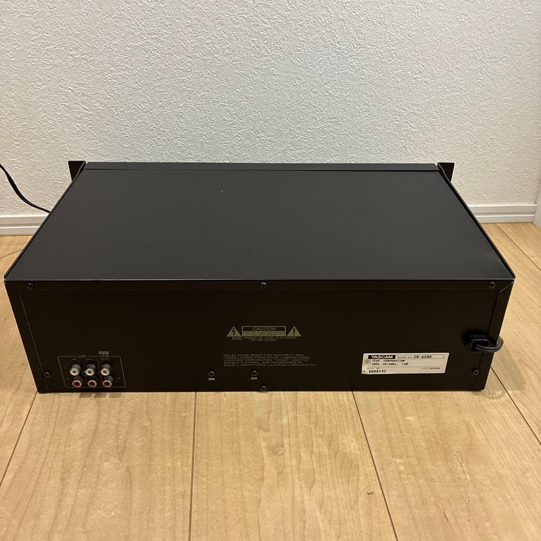 希少　動作品！TASCAM CD カセットデッキ　CD-A500