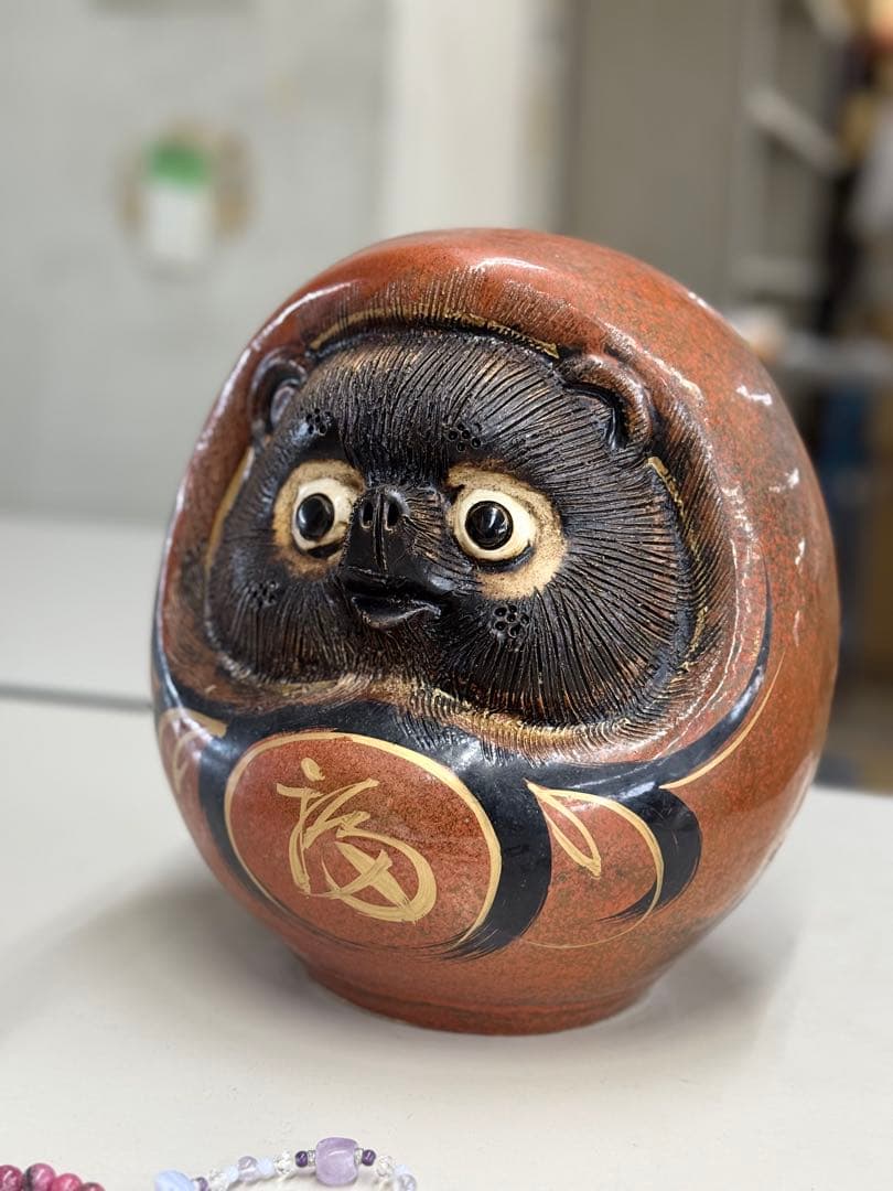 陶器 たぬき 置物