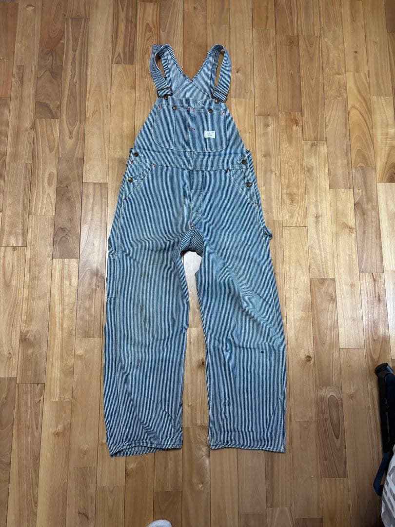 ヴィン 70s ビンテージBIG MAC ヒッコリーオーバーオール