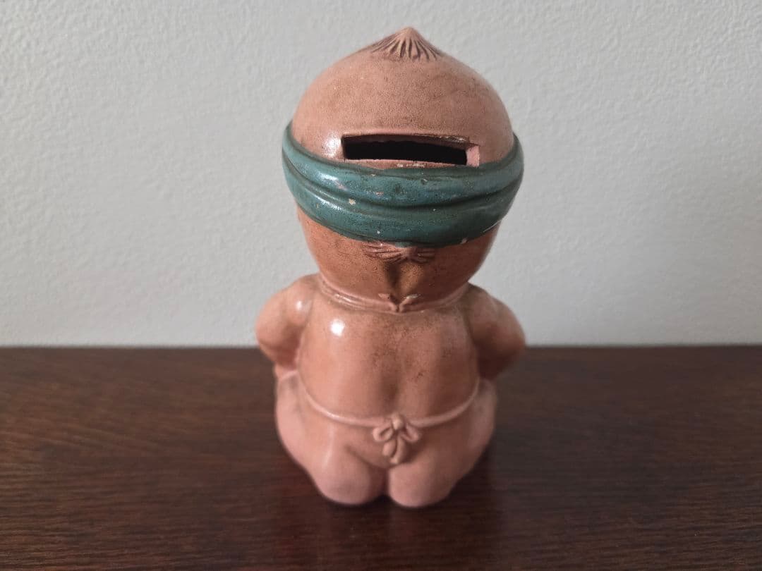 アンティークキューピー貯金箱　レア 昭和レトロ