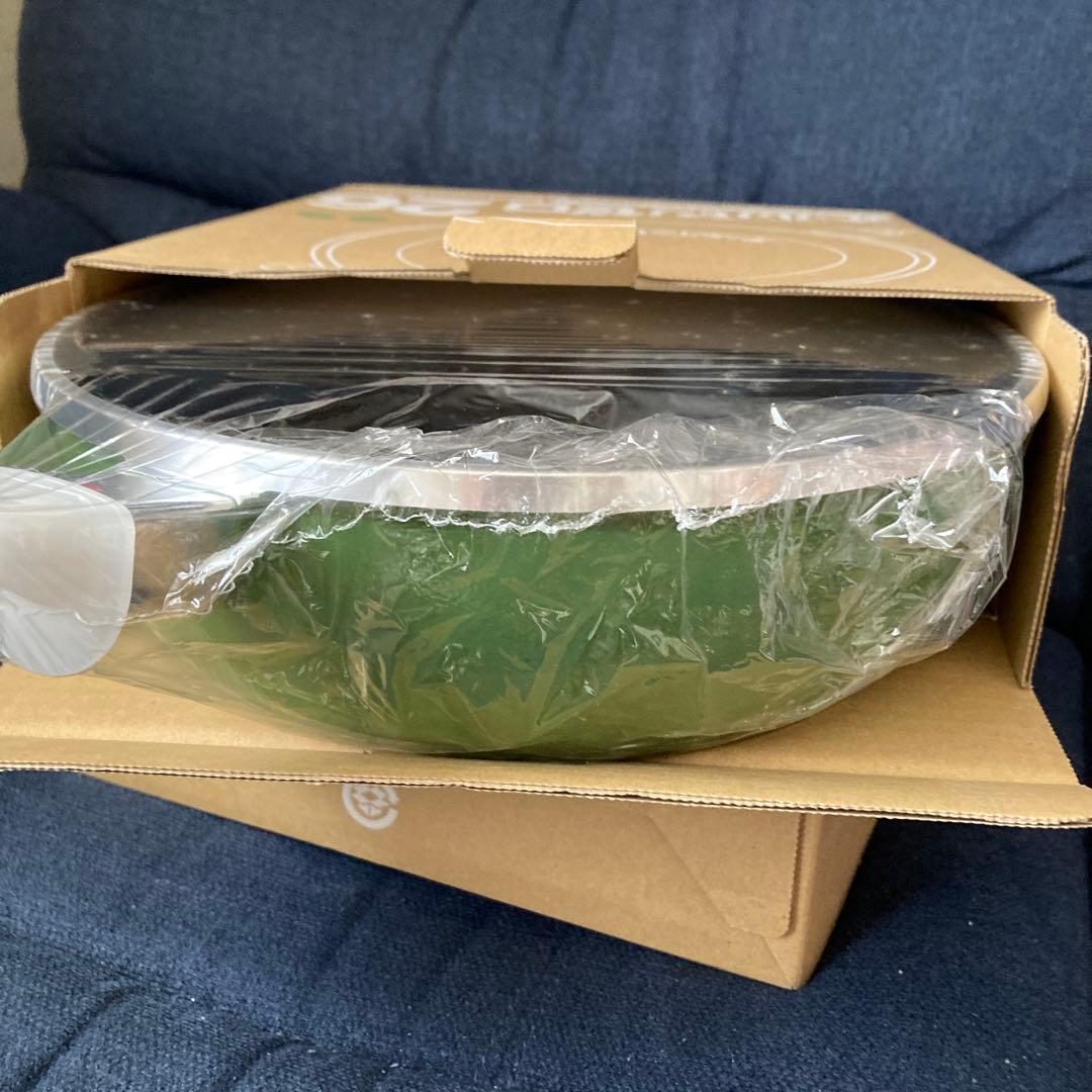 オールパンゼロ26 緑色　ガラス蓋・専用ハンドル・レシピ本・適温計　未使用