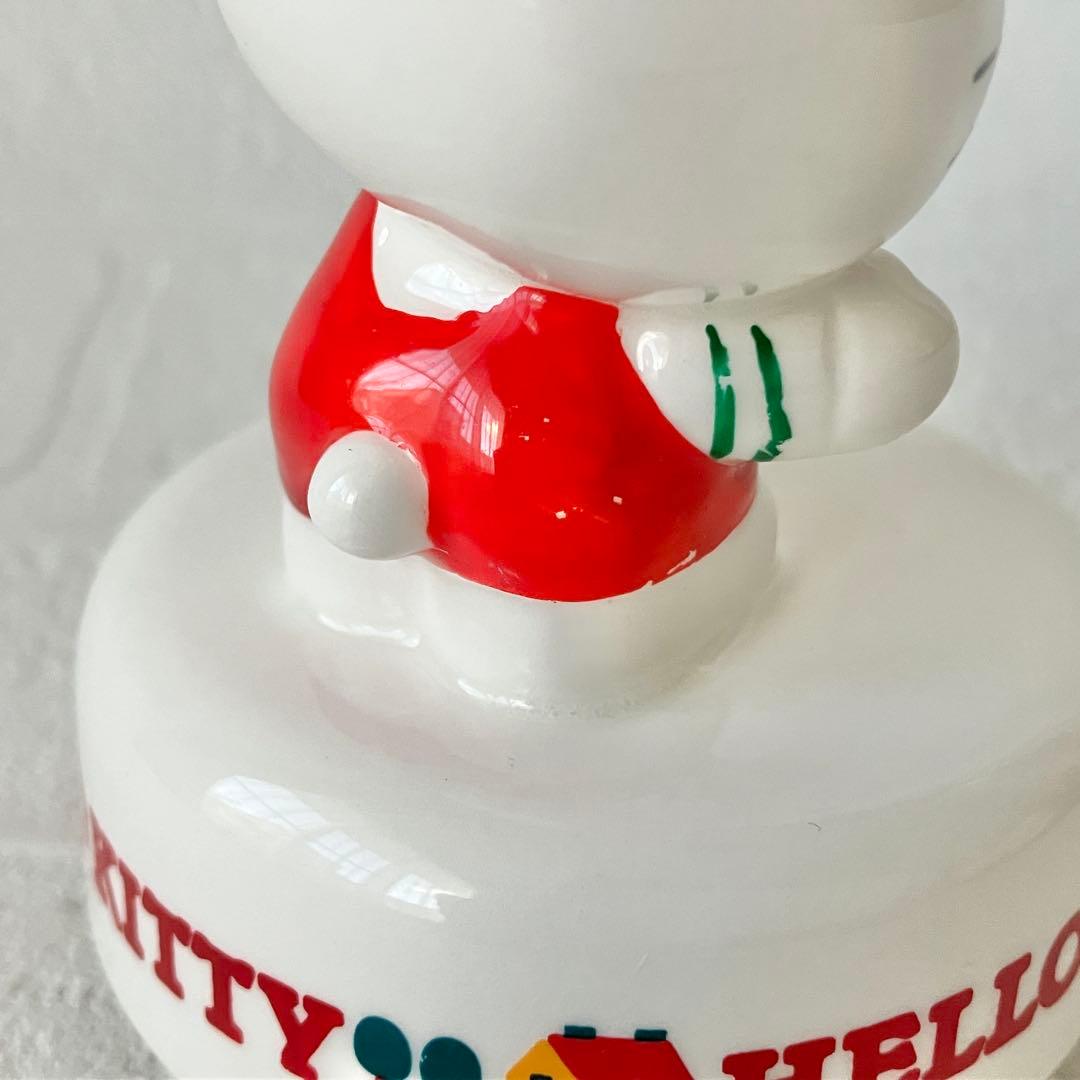 【激レア！】ハローキティ　オルゴール　陶器製　80年代　レトロ