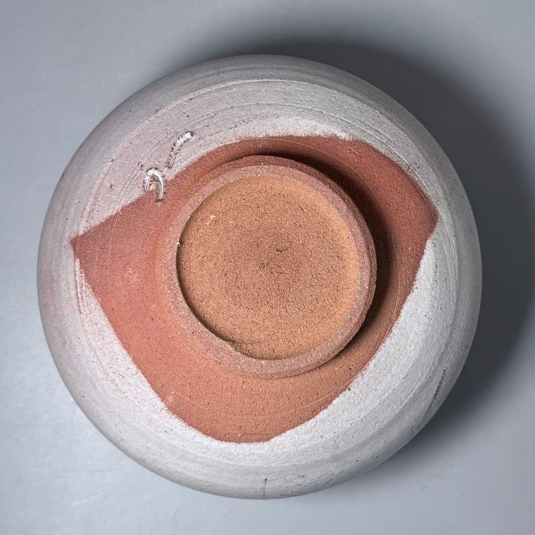 西岡小十　自作　絵唐津壺水指　共箱　共布　栞　家元旧蔵品　茶道具　芸術品