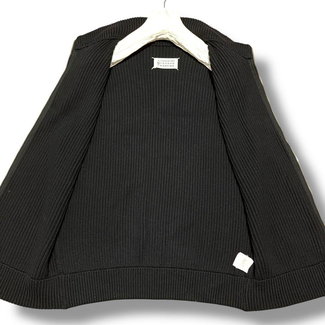 初期/マルタンマルジェラ10／ドライバーズニットベスト/ミスディアナ/黒/M
