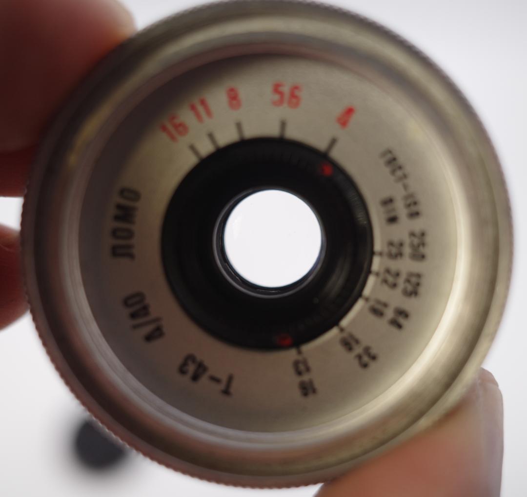 46　美品　ロモ　LOMO スメナ8 40mm F4.0 アダプター付 L39