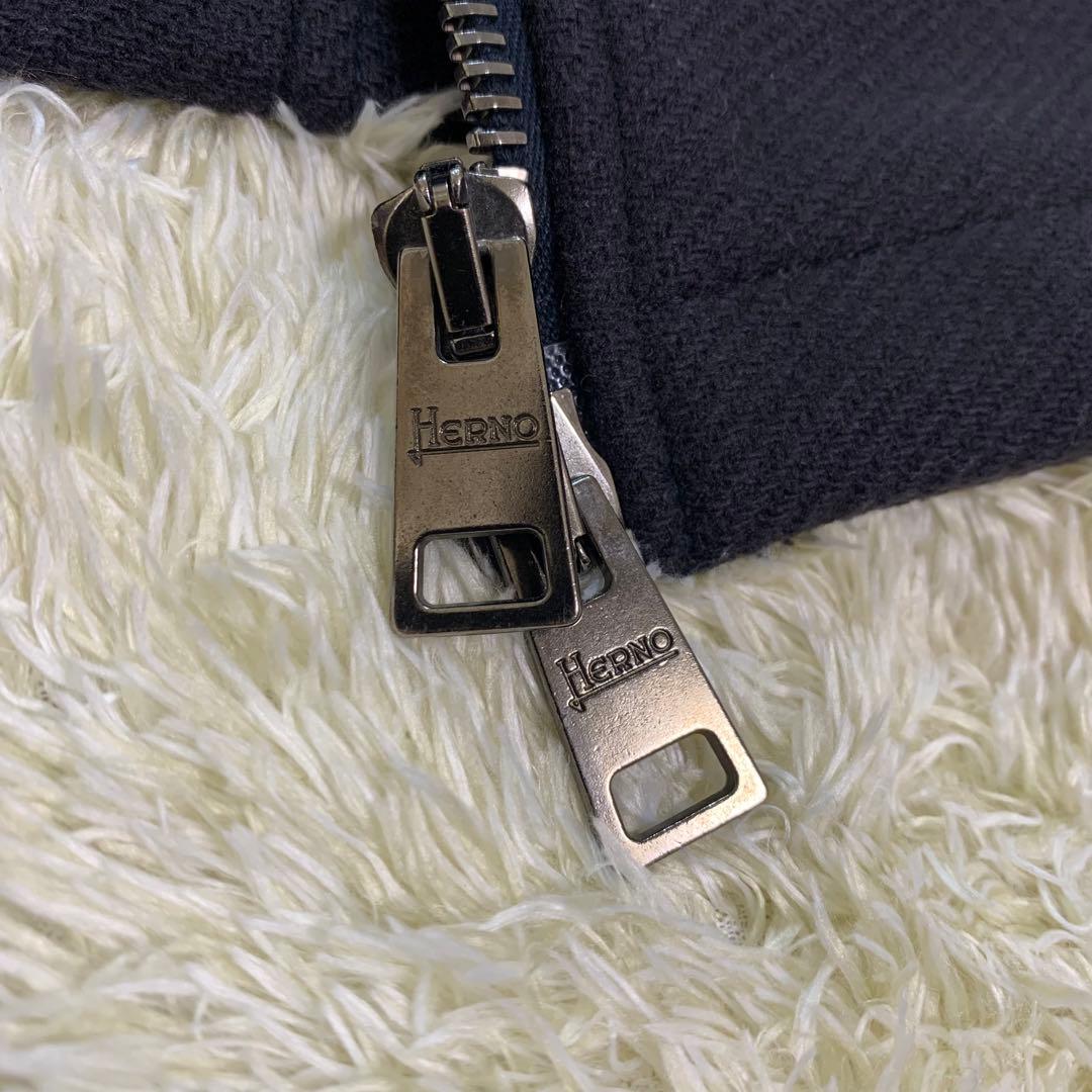 HERNO ヘルノ　ダッフルコート　ネイビー　XL LL ロングコート　ウール