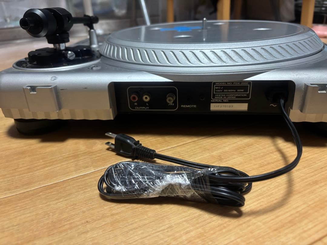 Vestax PDX-2000 1台+ジャンク1台+ダストカバー