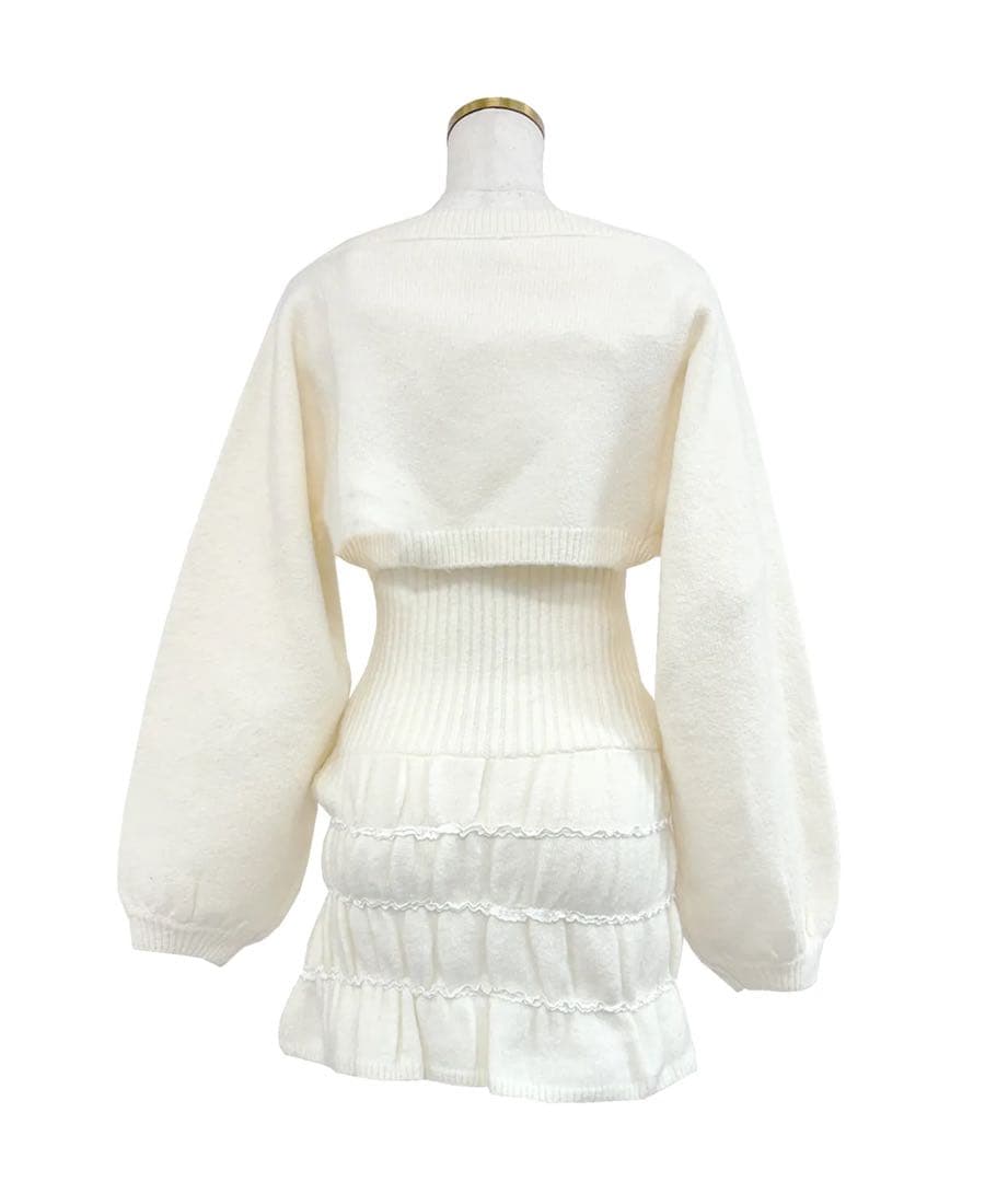 Rosé Muse Scrunch cami o/p cardie set M