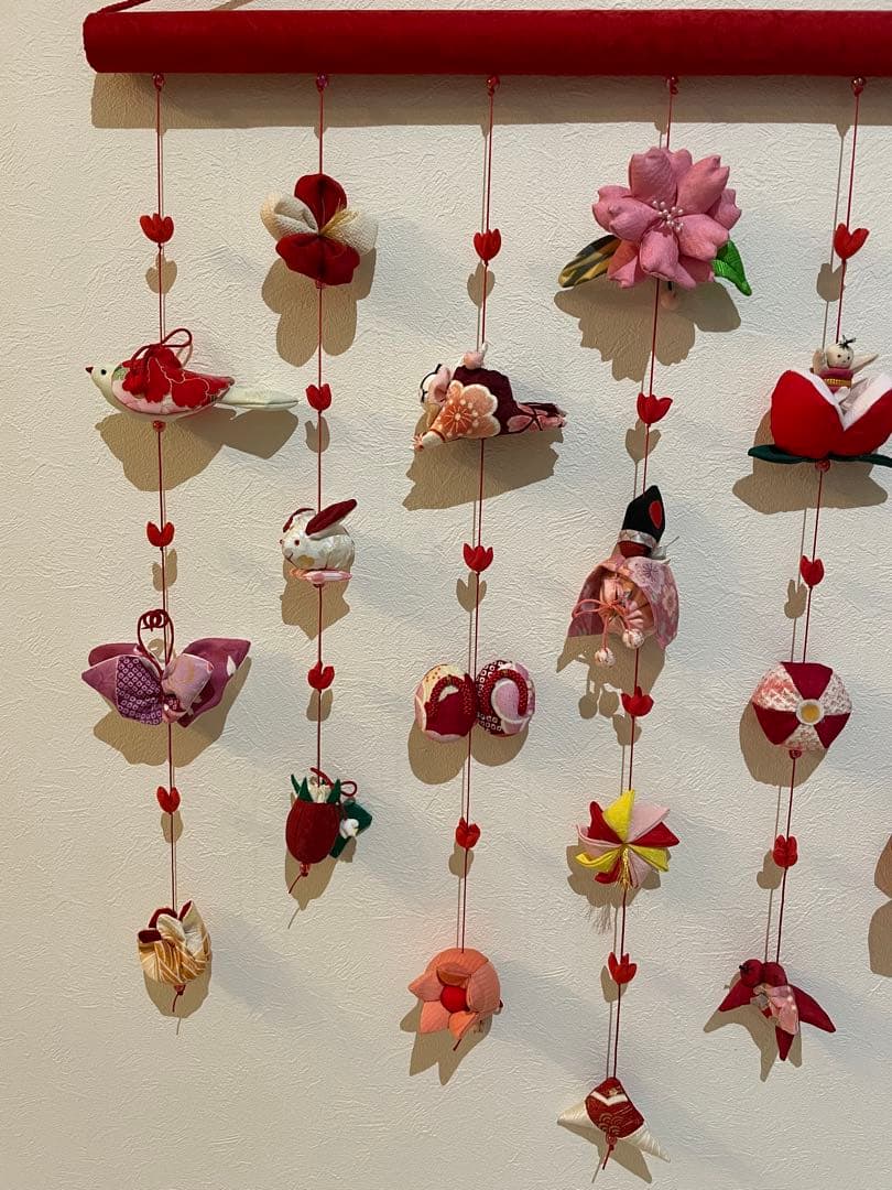 可愛いつるし雛No.159 壁掛けタイプ・ひな祭り・桃の節句・さげもんつるし飾り