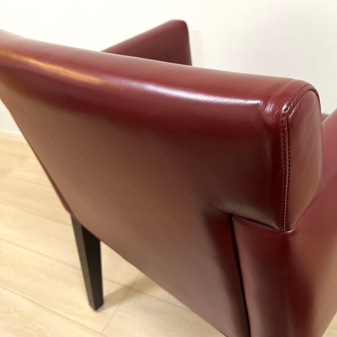 (け58)Cassina ixc. カッシーナイクスシー レザーアームチェア