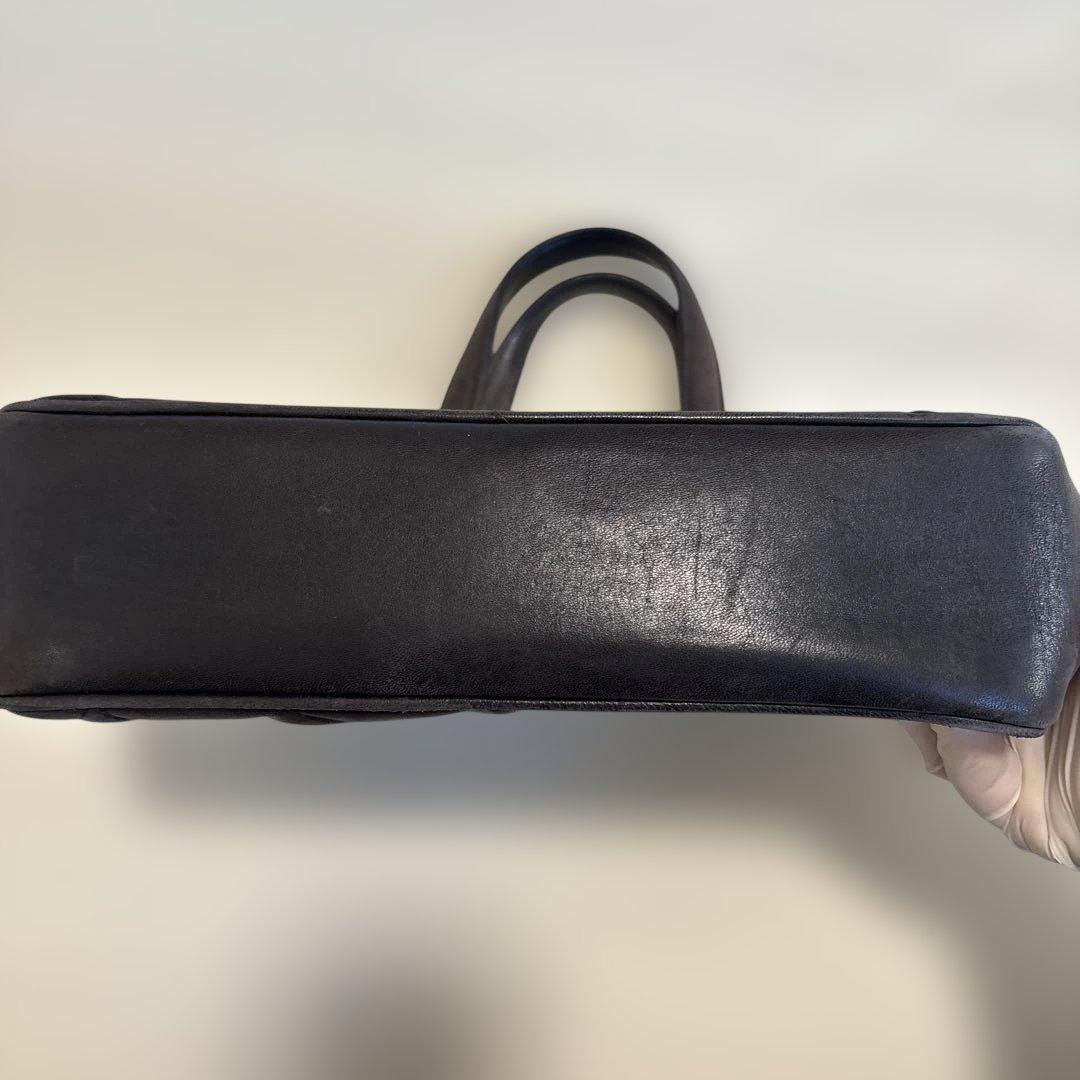 CHANEL キルティング ハンドバッグ 黒