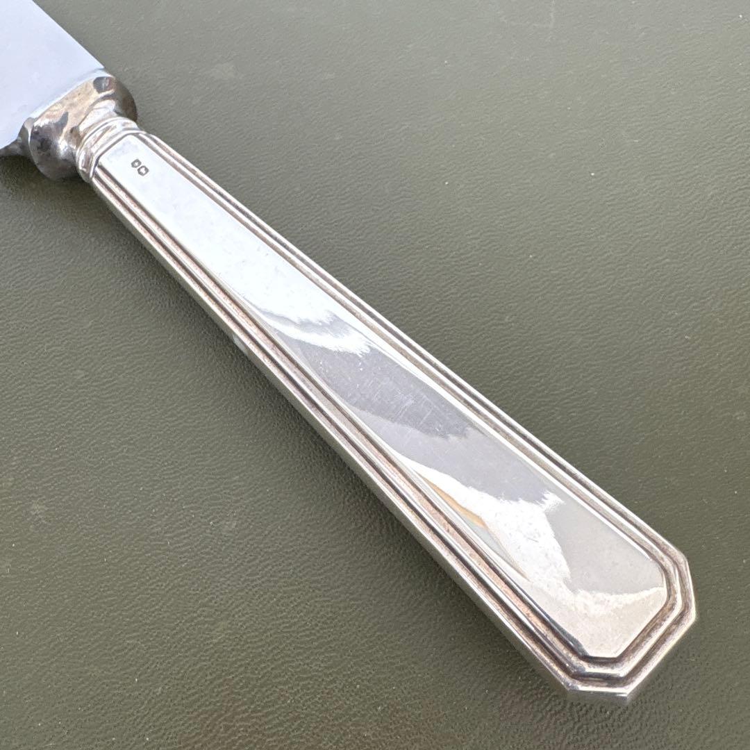 ビンテージ　マッピン&ウェッブ　純銀製 ハンドル　ナイフ　33,5cm シルバー