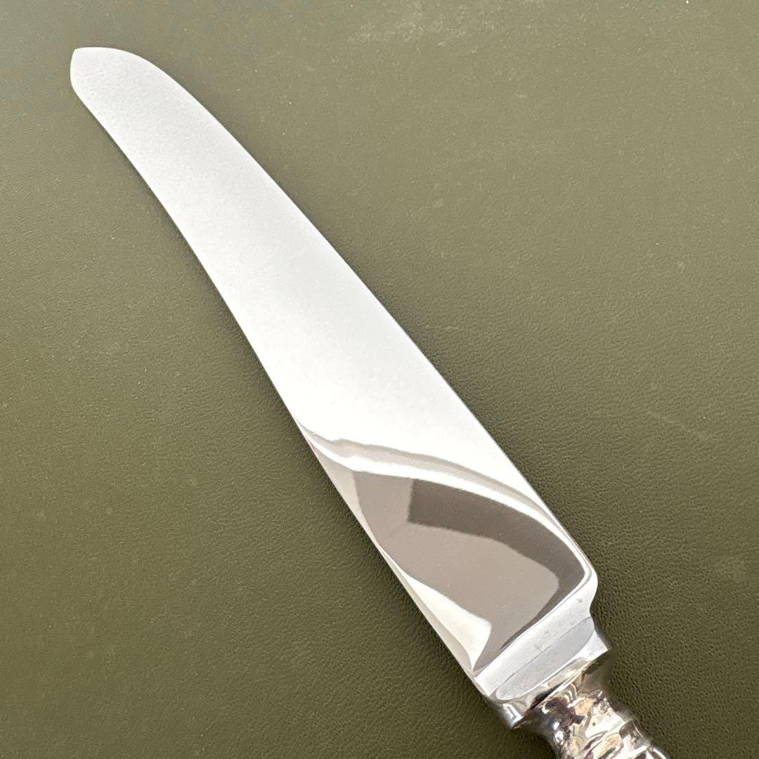 ビンテージ　マッピン&ウェッブ　純銀製 ハンドル　ナイフ　33,5cm シルバー