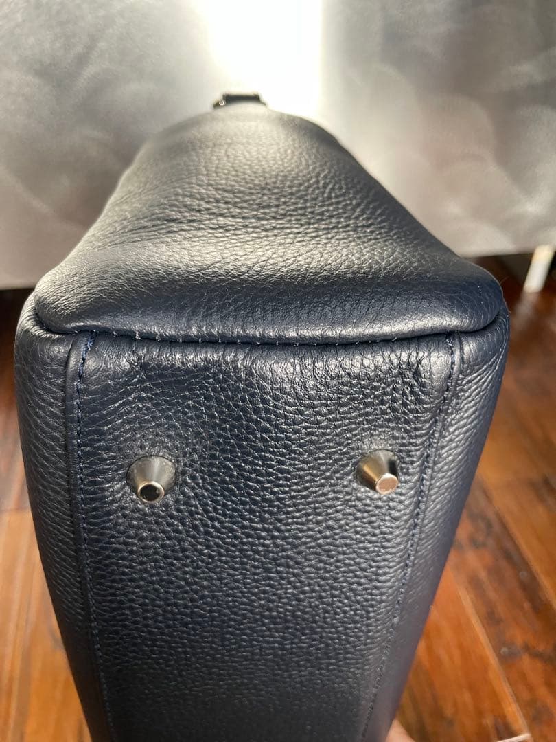 美品 MURA ビジネス バッグ 2WAY ショルダー レザー　シボ革　A4