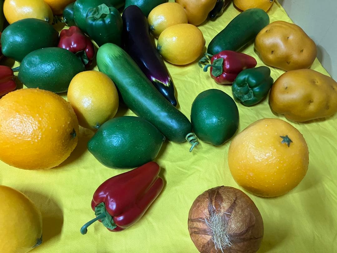 プラスチック製装飾用野菜・果物セット