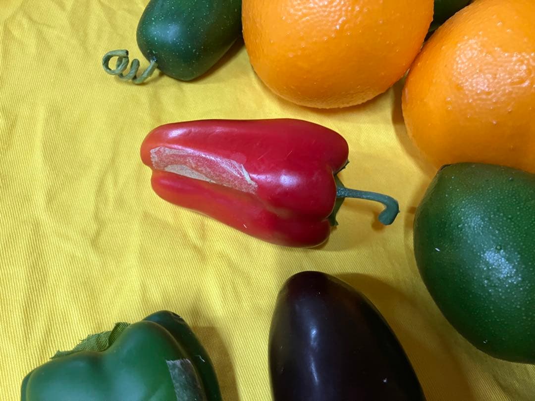 プラスチック製装飾用野菜・果物セット