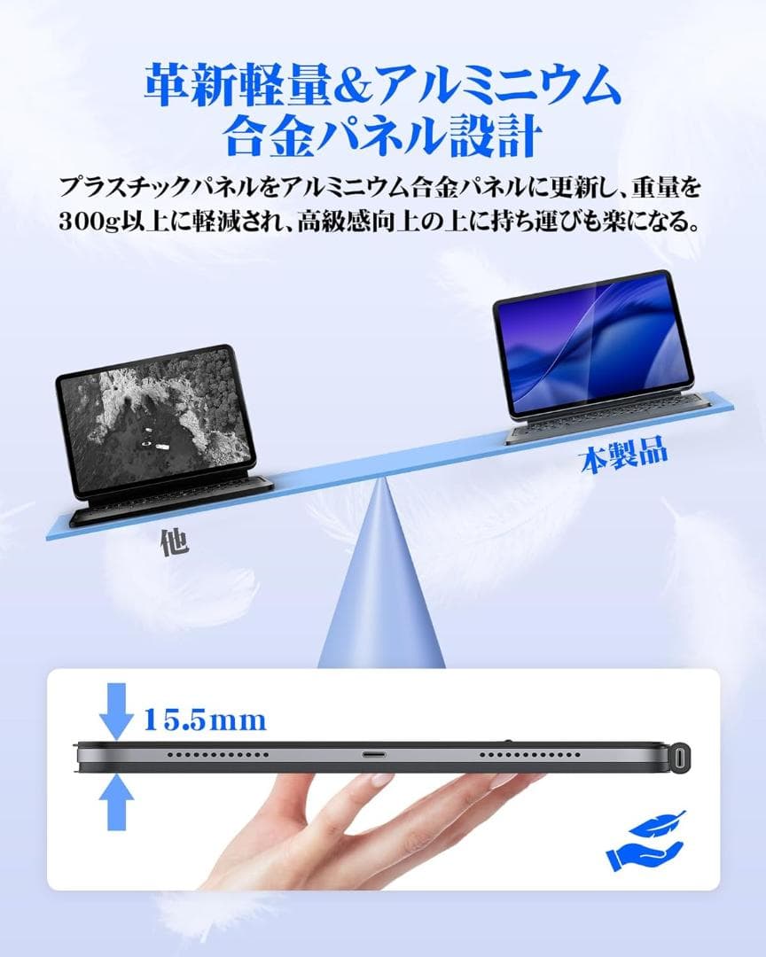 マジックキーボード2025 iPad Air7 13inch(M3)対応ブラック