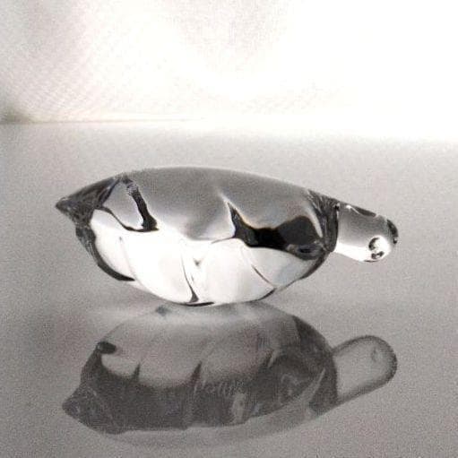 【新品】バカラ　亀　かめ　カメ　縁起物　ペーパーウェイトクリスタル