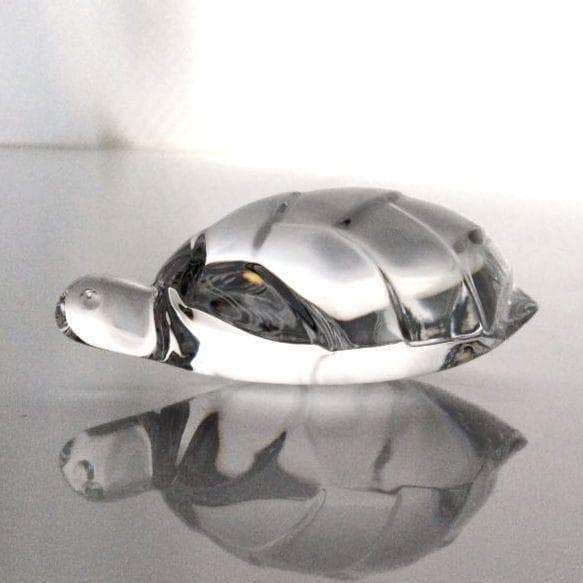 【新品】バカラ　亀　かめ　カメ　縁起物　ペーパーウェイトクリスタル