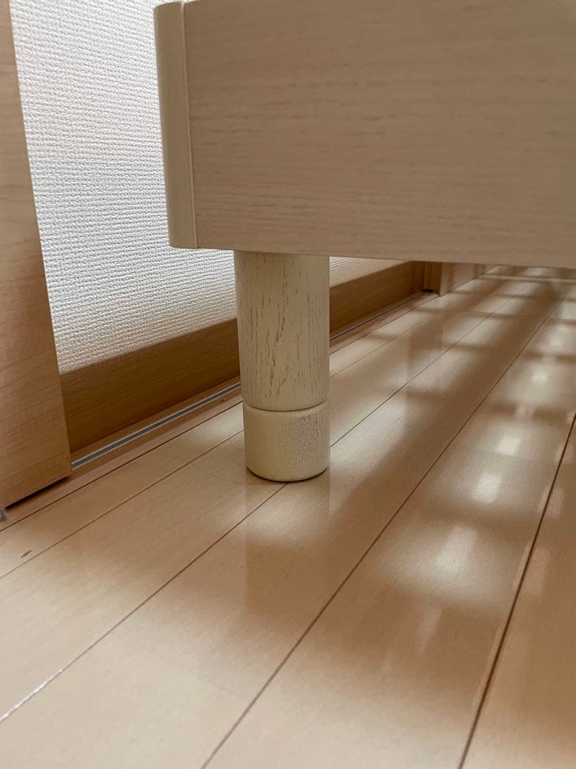 ニトリ⭐️すのこセミダブルベッドフレーム⭐️白