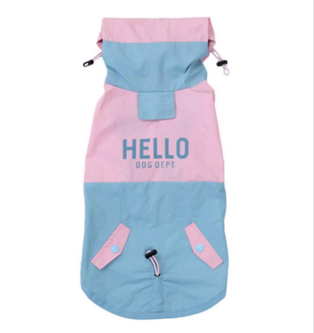 ドッグデプトレインコートセットアップ　撥水スヌードジャケット撥水オーバーオールS