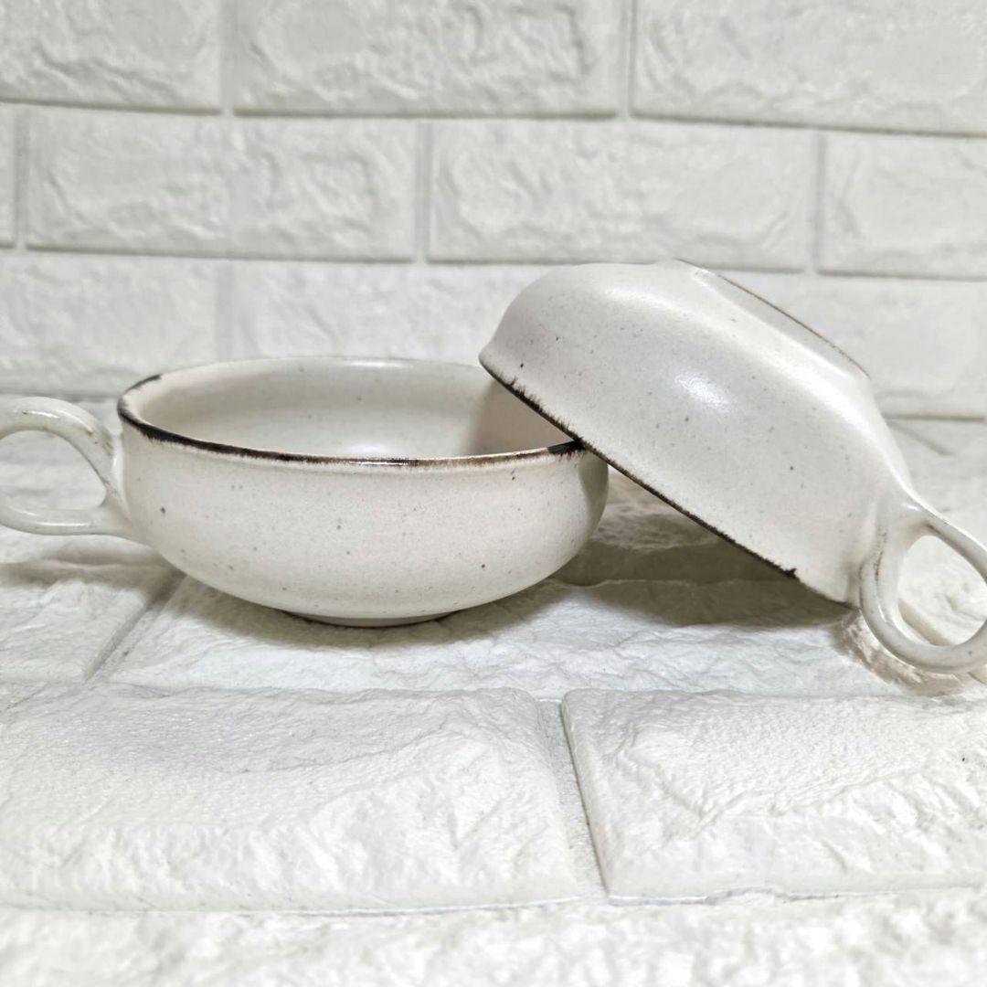 石岡信之＊平スープカップ＊2個セット＊益子焼＊