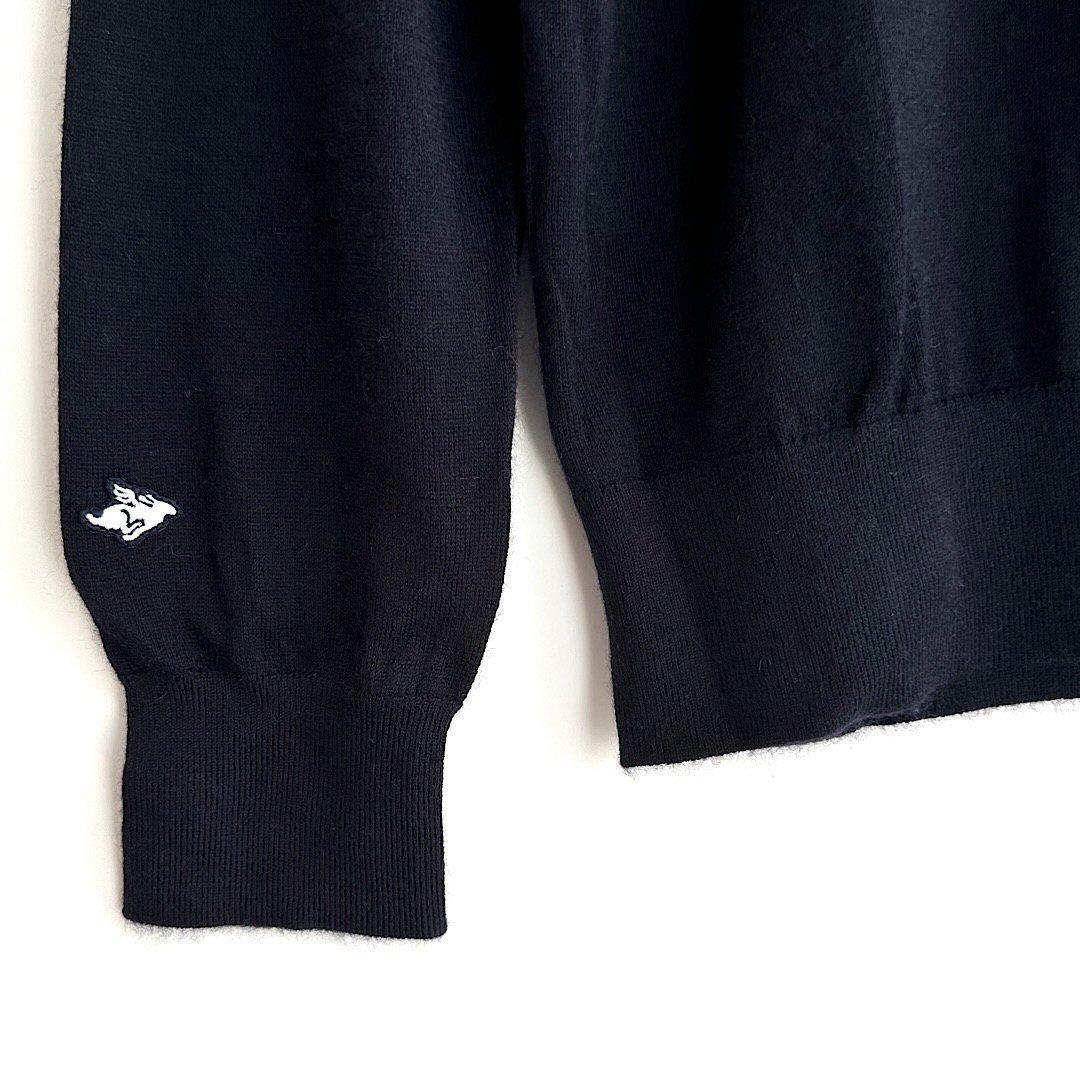 454 パーリーゲイツ 定価41,800円 カシミヤ100％ ニット 紺 0 S