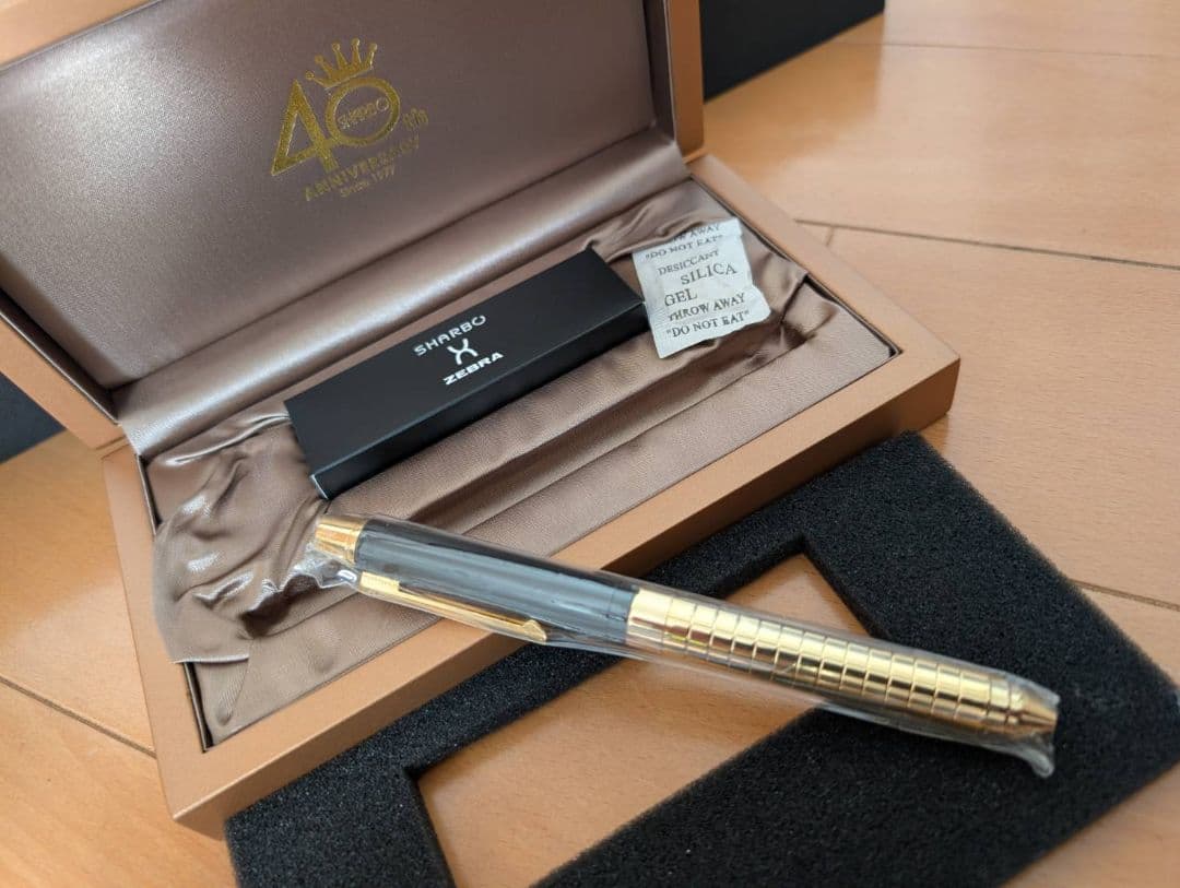 ZEBRA SHARBO X ボールペン ゴールド 40周年記念