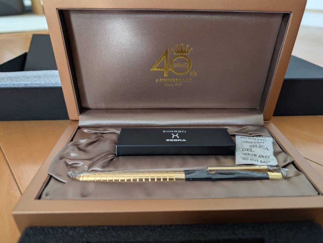 ZEBRA SHARBO X ボールペン ゴールド 40周年記念