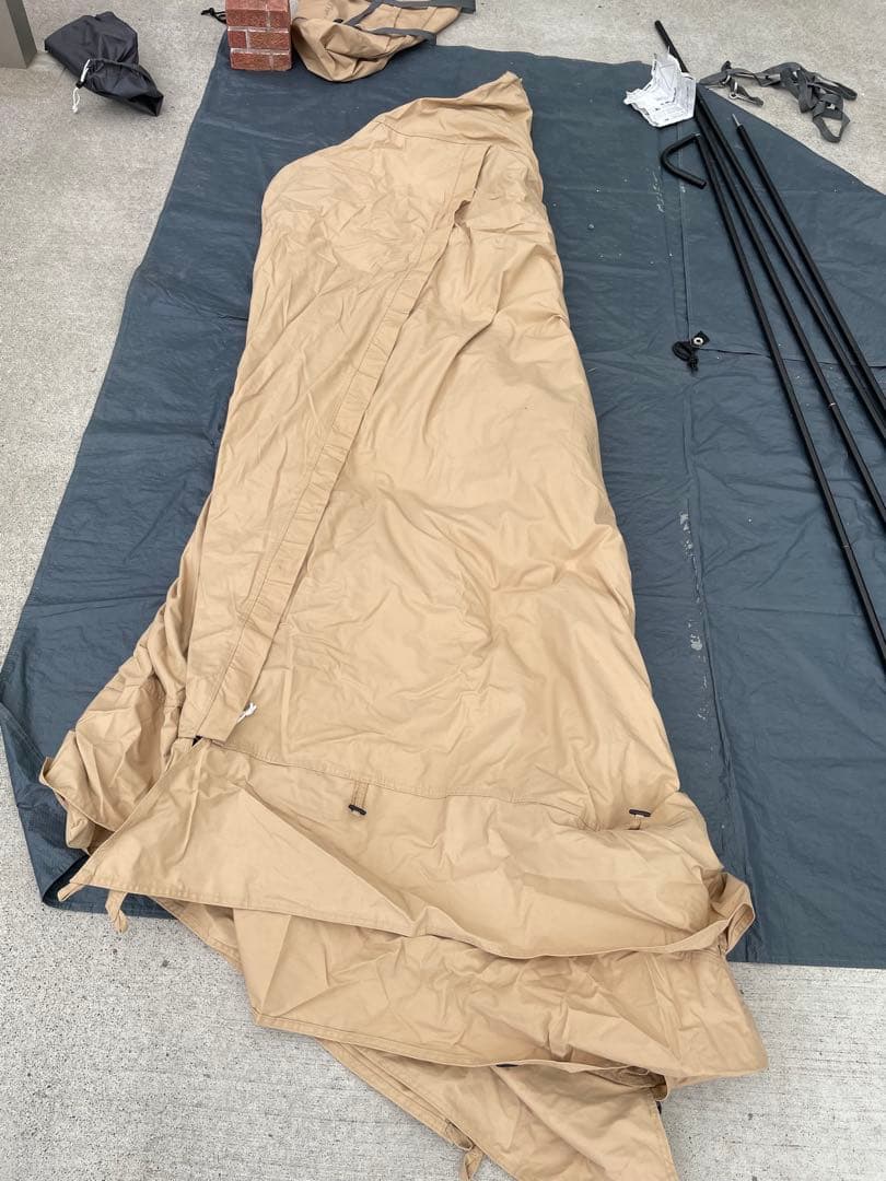 BUNDOK(バンドック) ソロ ティピー 1 TC 二股ポール付き