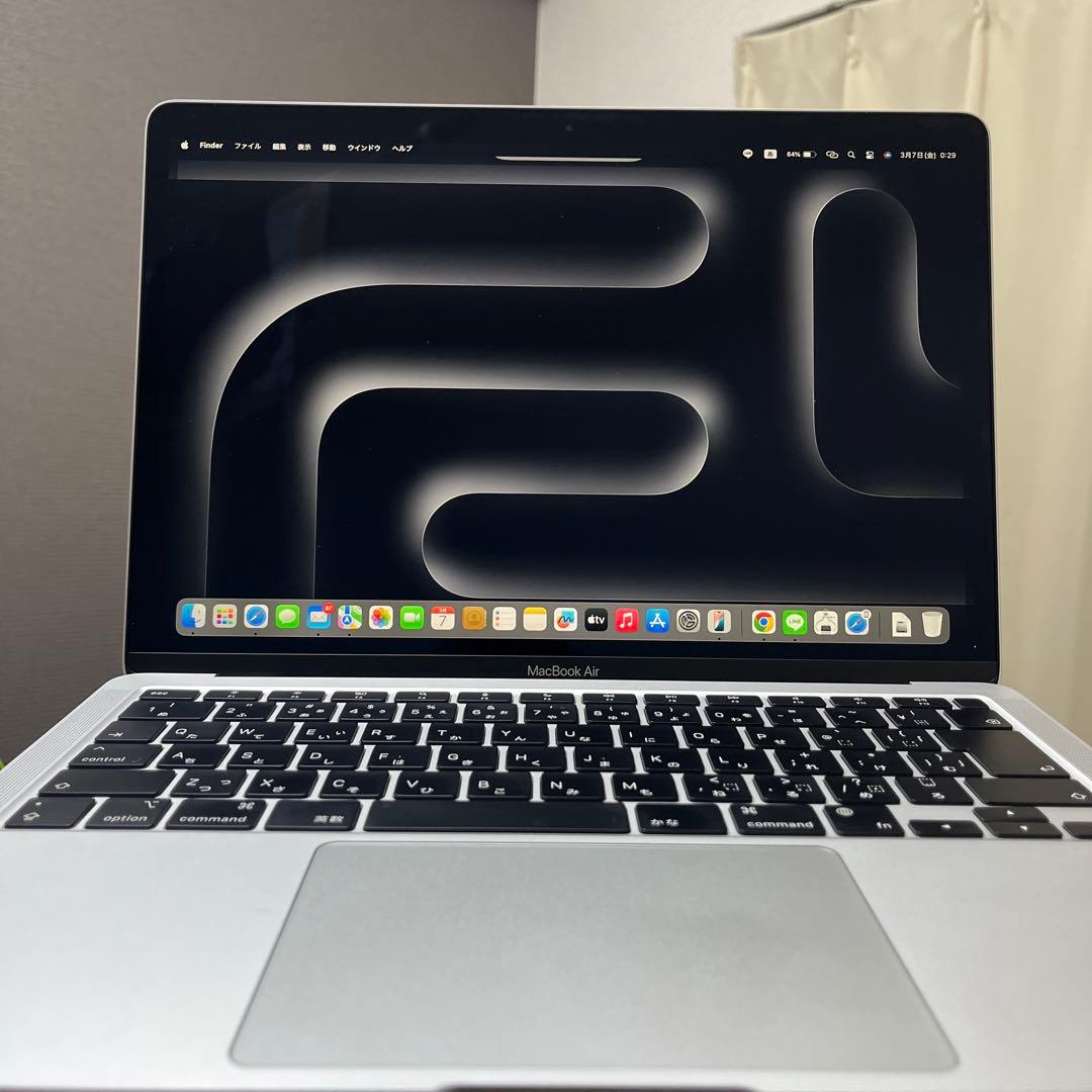 【超美品】Apple MacBook Air M1 8GB 256GB シルバー