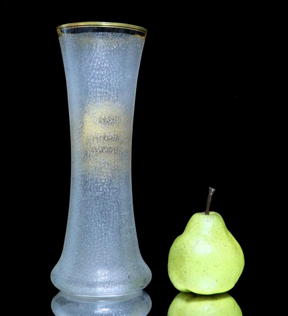 オールド・バカラ 最高級 1900年 獅子の紋章金彩エナメル 25cm 大型花瓶