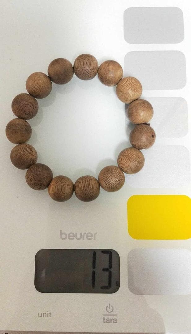 極上緑油伽羅 沈香 香木 高級ブレスレット重さ：13g (ベトナム産) !