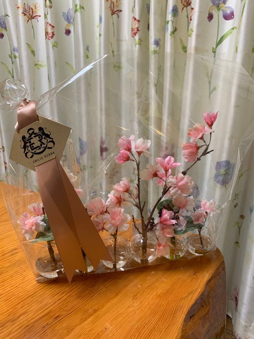 【さな】EMILIO ROBBA 桜の造花アレンジメント