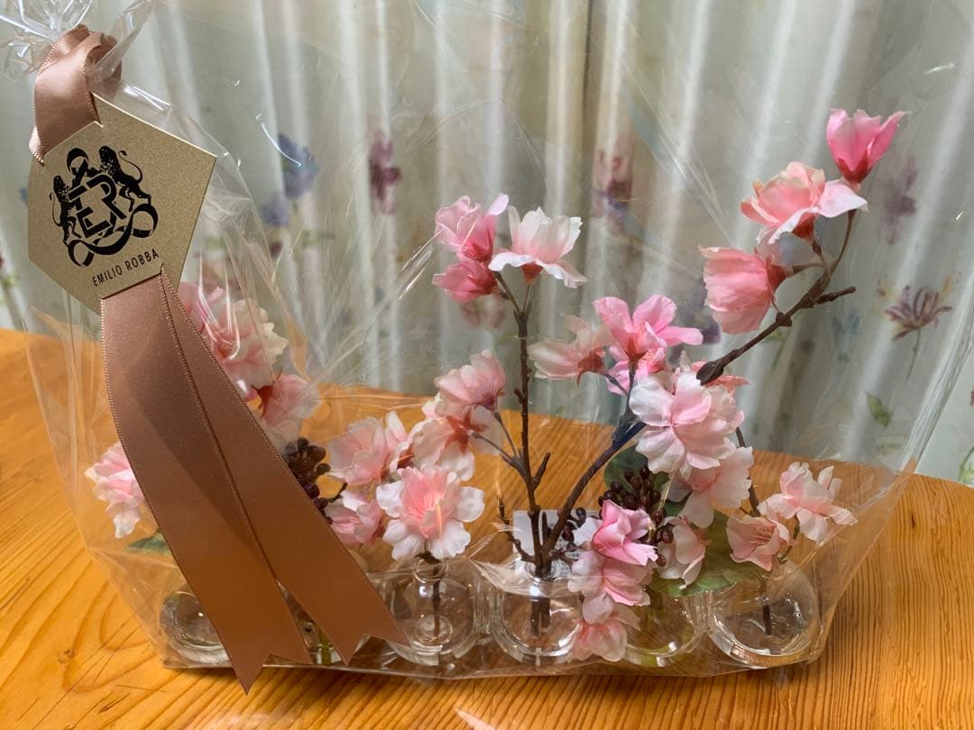 【さな】EMILIO ROBBA 桜の造花アレンジメント