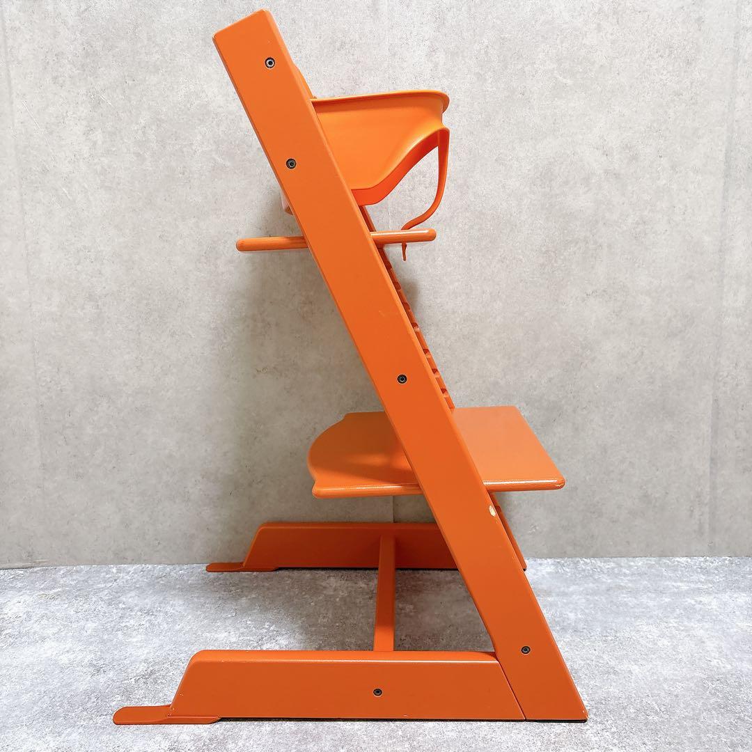 正規品 ストッケ トリップトラップ ベビーセット チェア 子供椅子 オレンジ