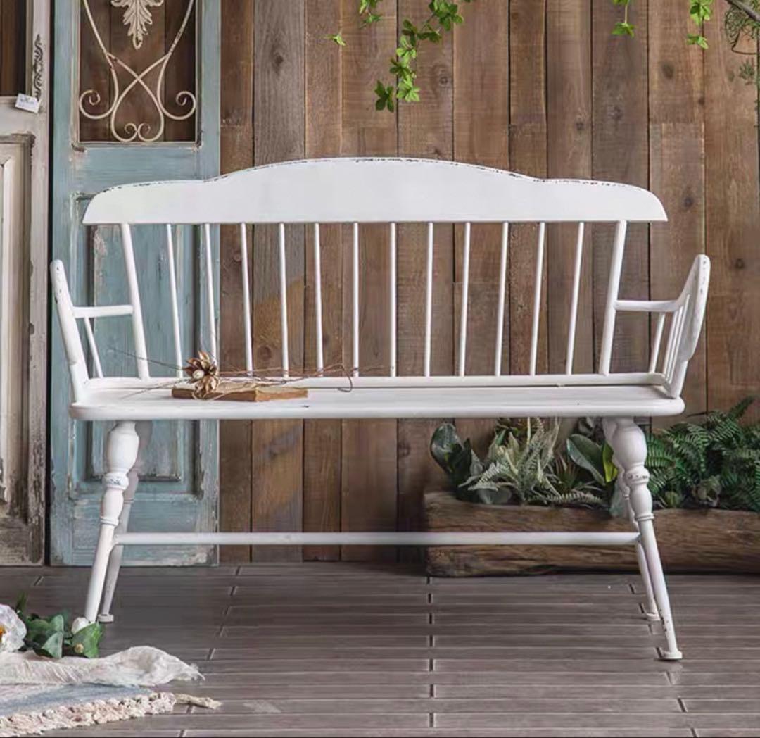 フランス　アンティーク　ヴィンテージガーデンベンチ