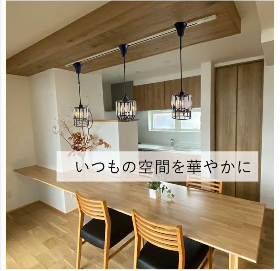 美品 アイアンとベベルドグラス ペンダントライト Noel (ノエル) 3個