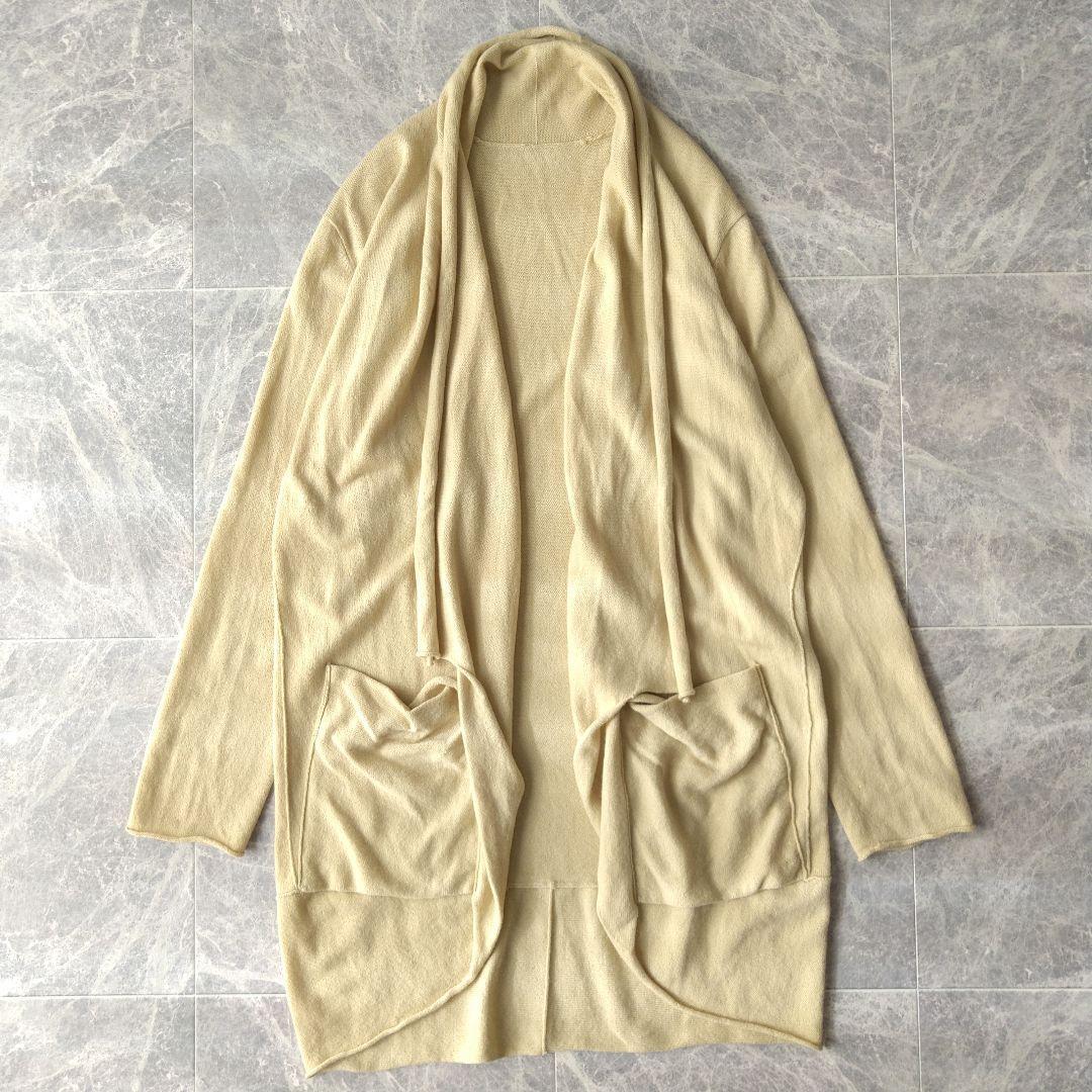 493 わんこママ様 ヨーガンレール カシミヤ100% ロング カーディガン