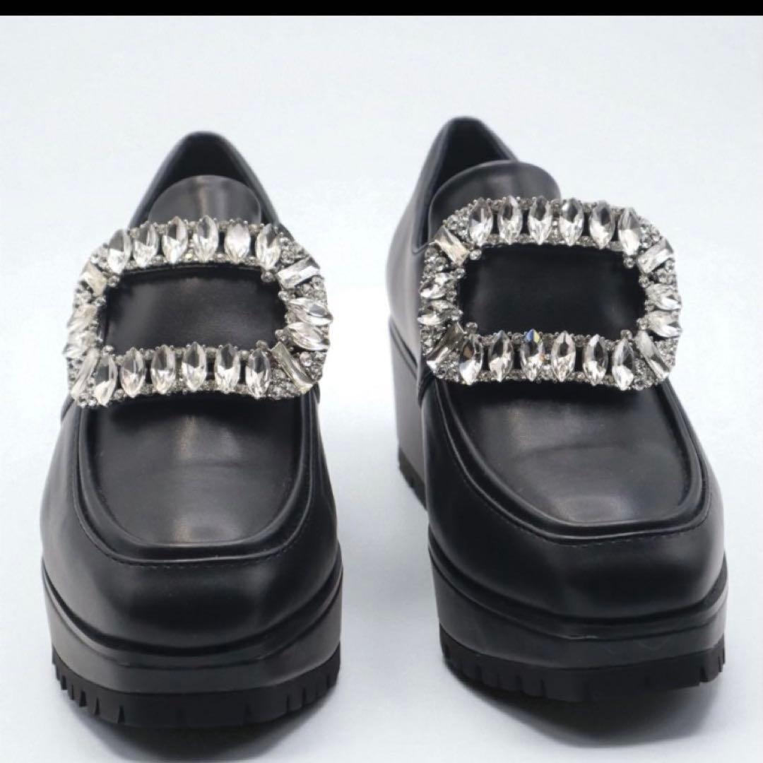 新品　セルフォード　ローファー　厚底　黒　2161