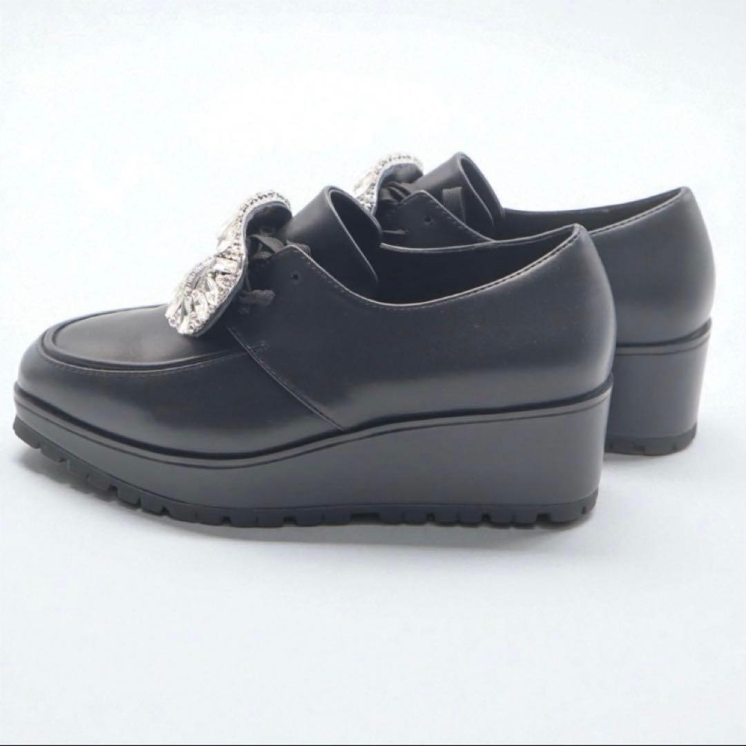 新品　セルフォード　ローファー　厚底　黒　2161