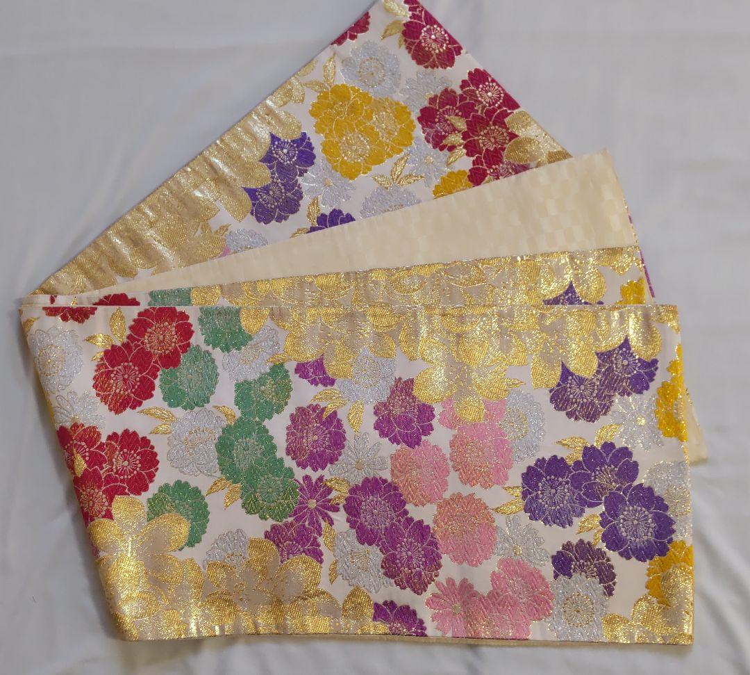 花柄振袖と帯セット