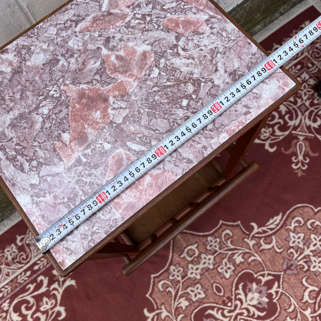 古家具ビンテージ品◾️MARUNI マルニ家具 木製収納棚 収納ラック 飾り台