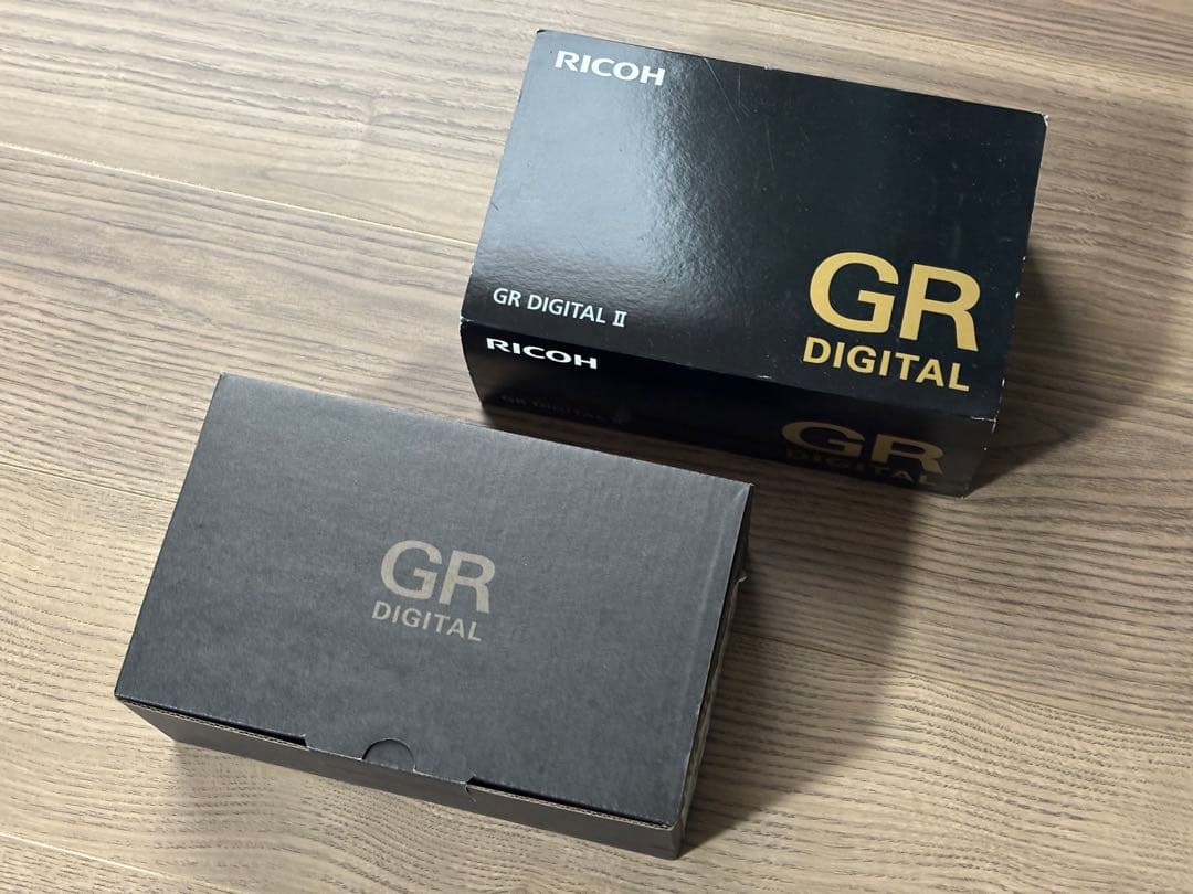 RICOH GR DIGITAL II カスタムレザーケース付き 中古